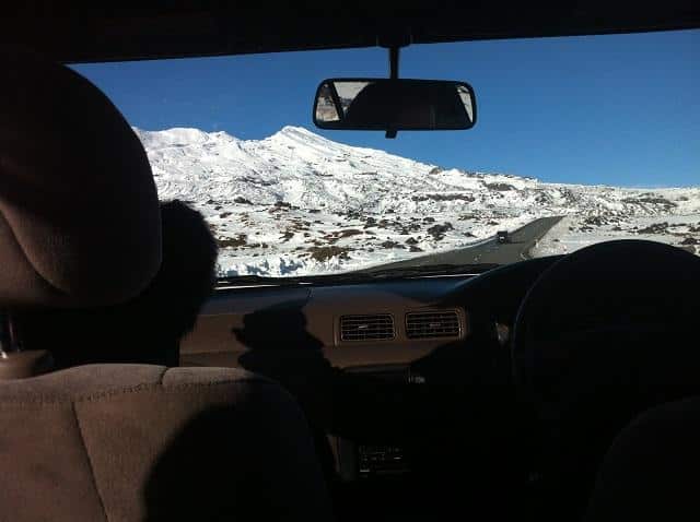 viagem de carro Nova Zelândia