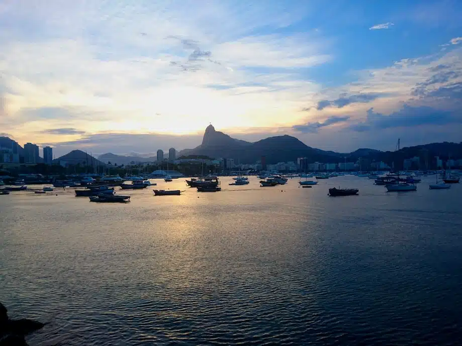 Vista da Mureta da Urca, no Rio de Janeiro