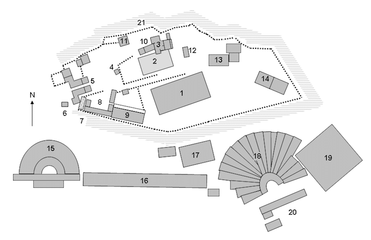 Plano da Acrópole de Atenas