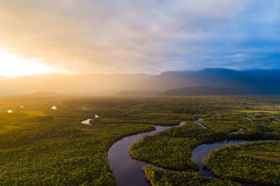 vista área da amazonia