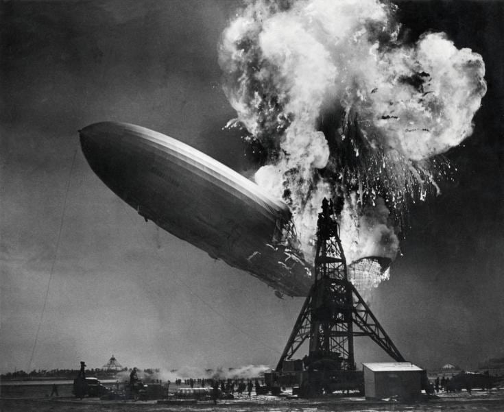 acidente com o Hindenburg