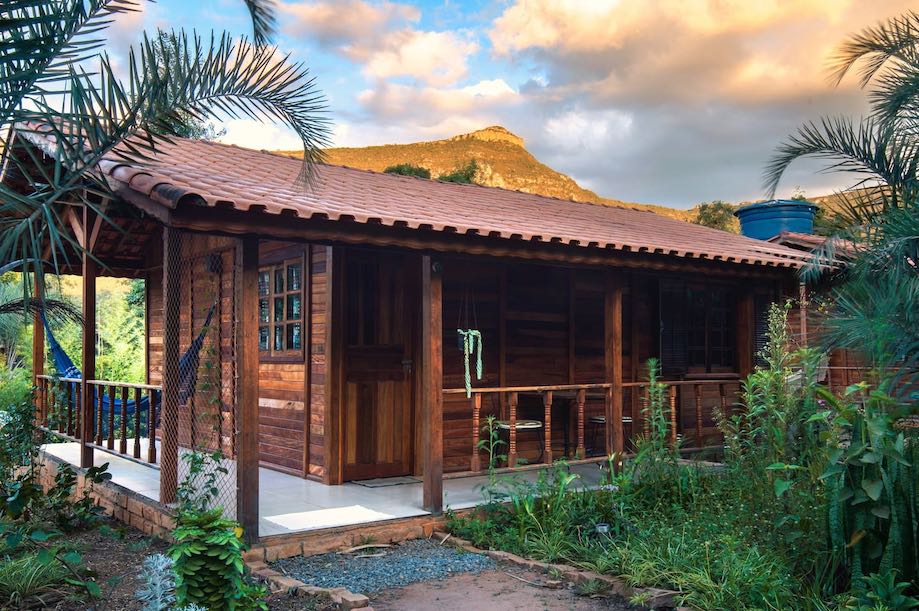 Casa de madeira no vale do Capão - Airbnbs na Chapada Diamantina