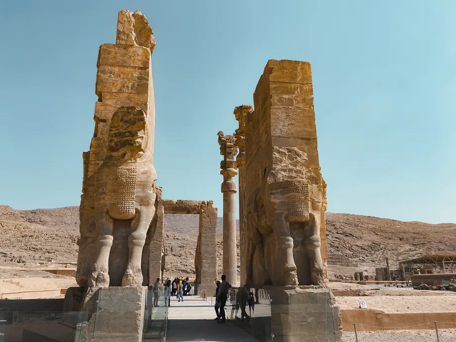 Ruínas de Persépolis, no Irã