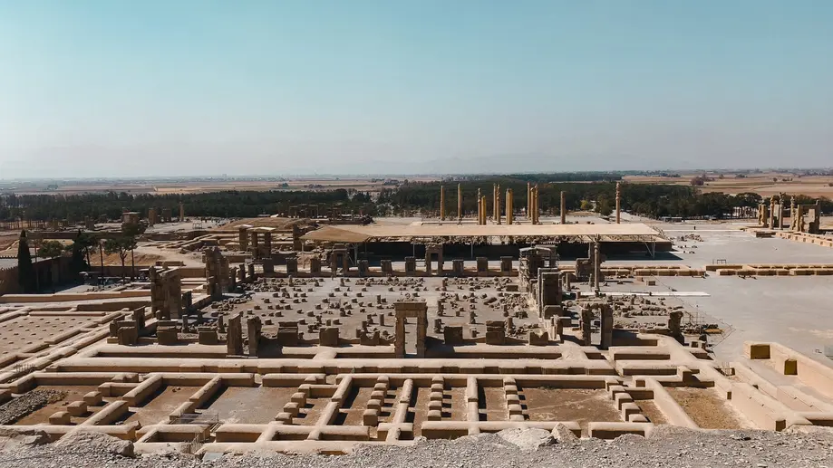 Vista panorâmica de Persépolis