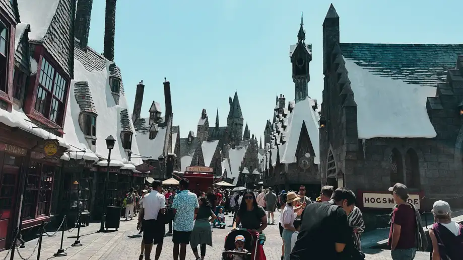 Área do Harry Potter na Universal Studios em Hollywood