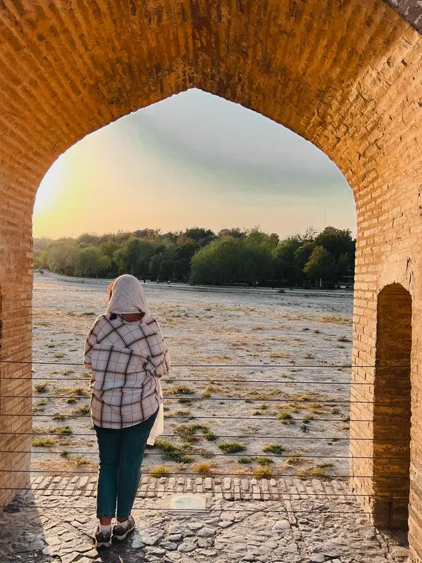 Ponte Si-o-se-pol em Isfahan, no Irã