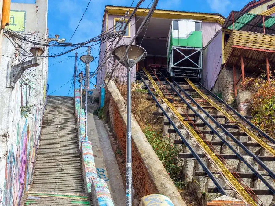 Elevadores funiculares de Valparaíso, Chile
