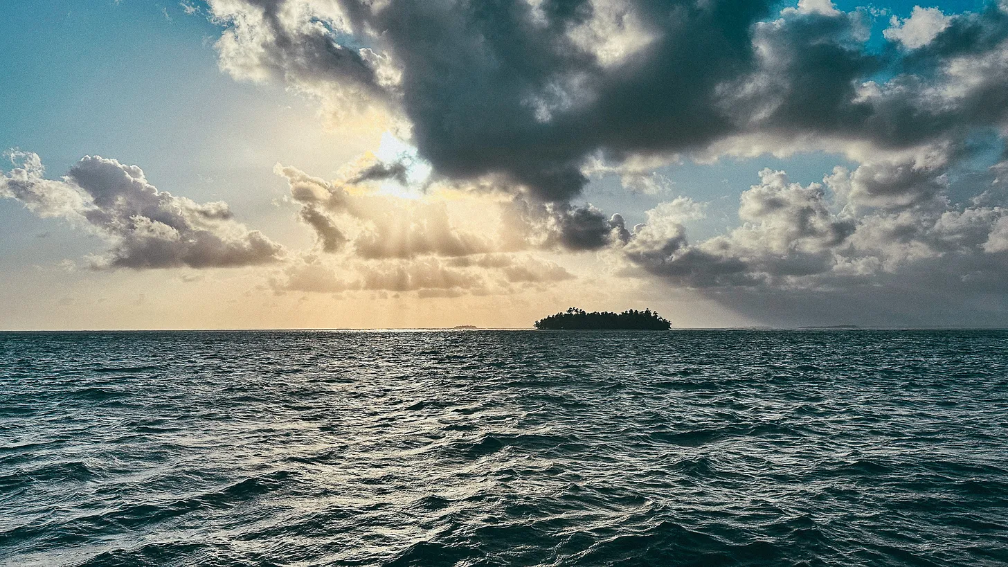 Ilha no arquipélago de San Blás, no Panamá