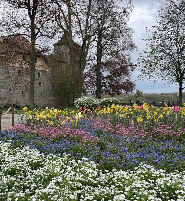 Burggarten Jardim do Castelo em rothenburg