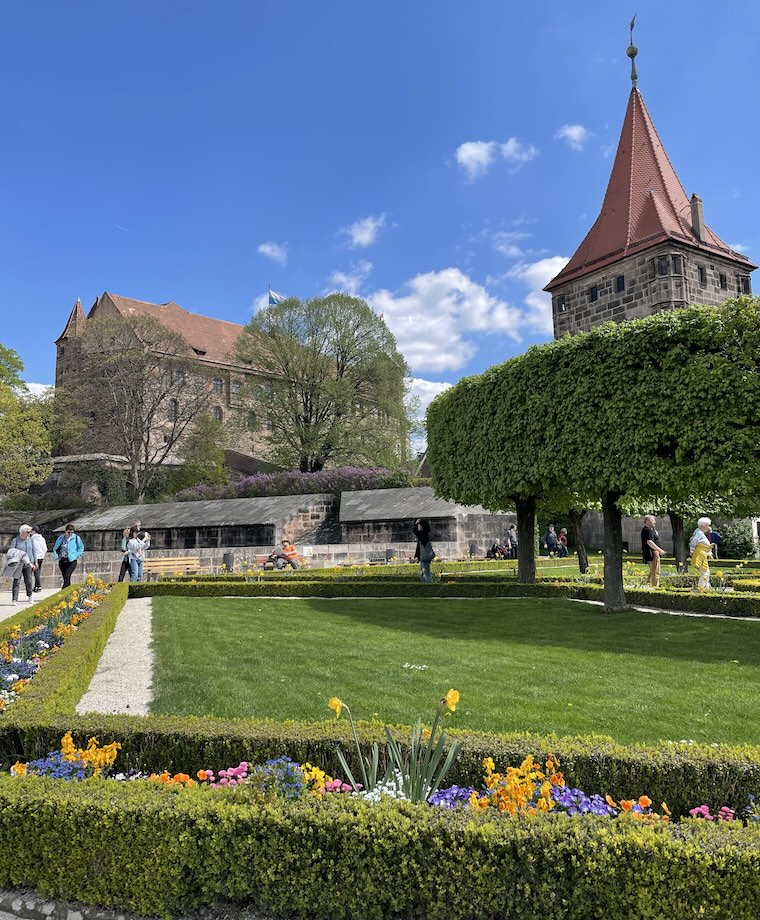 jardins do castelo de nuremberg