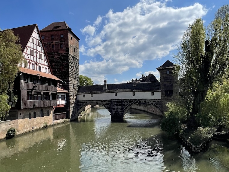 ponte medieval em nuremberg