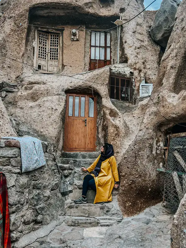 Casas na pedra em Kandovan